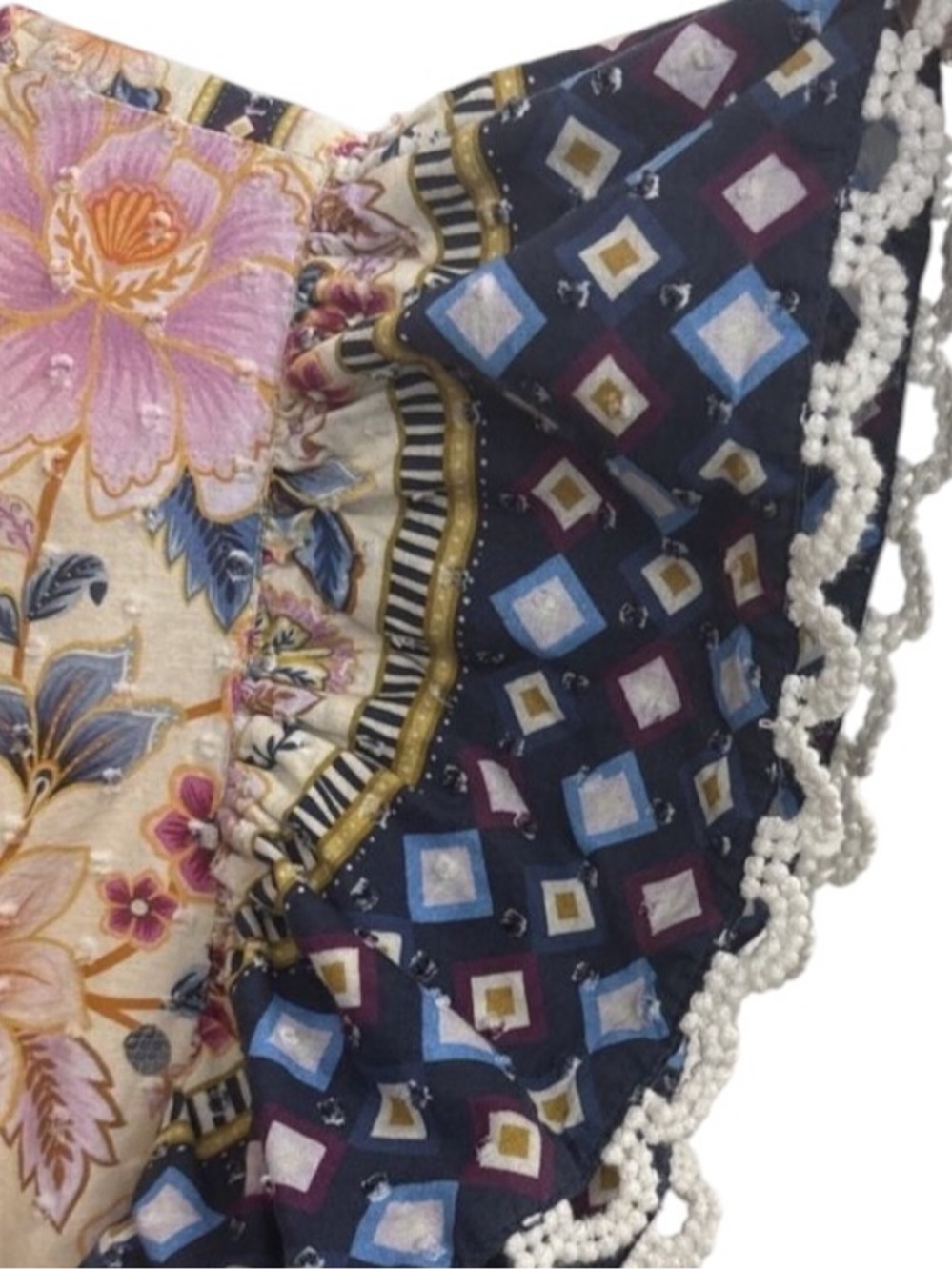 Farm Rio Superbloom Tapestry Maxi Dress Medium Boho Floral Cottagecore Cotton - Picture 14 of 15